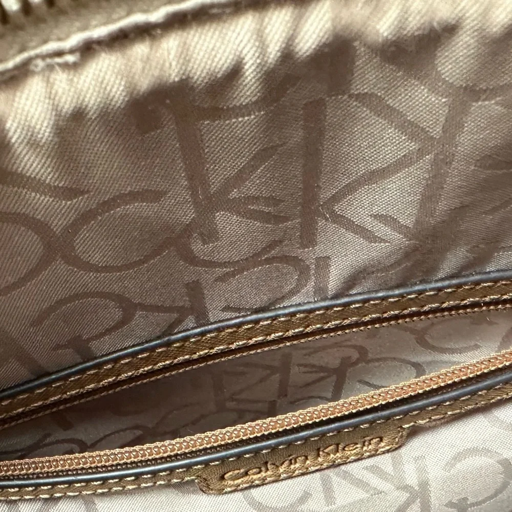 Calvin Klein Beige and Pink Satchel - Picture 7 of 10